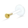 Solid Pin Shaped Labret Silver LA-183